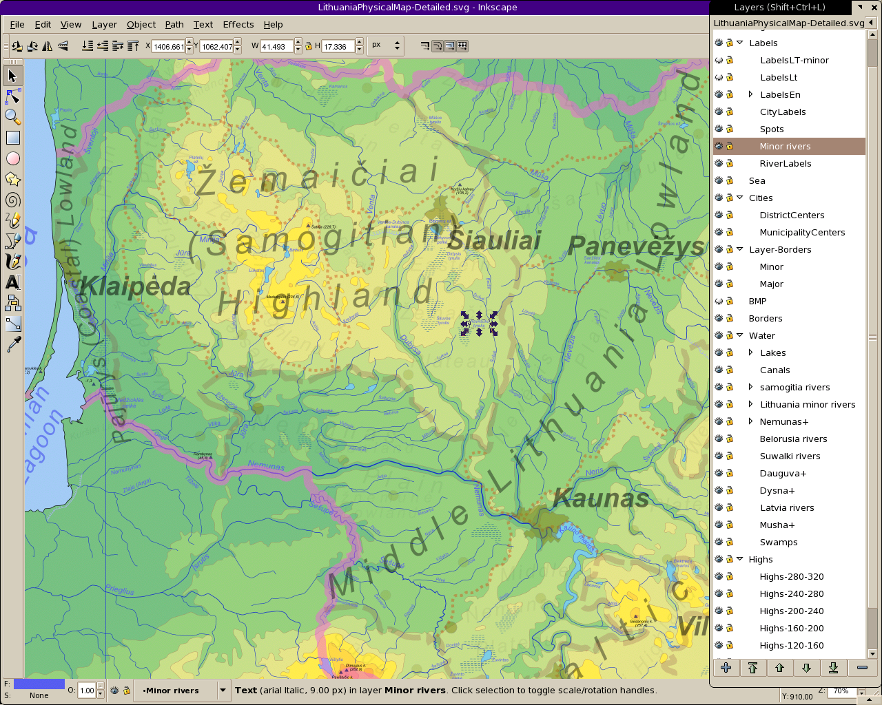 inkscape tutorials maps